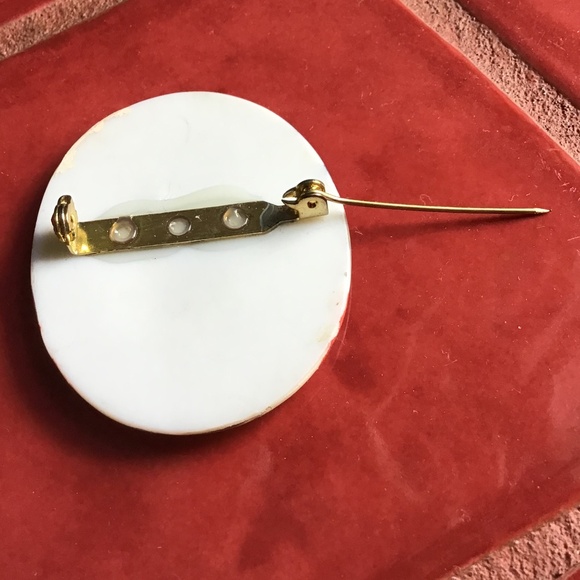 American Bald Eagle Flag Patriotic Signed Pin Brooch USA Large - Picture 6 of 11